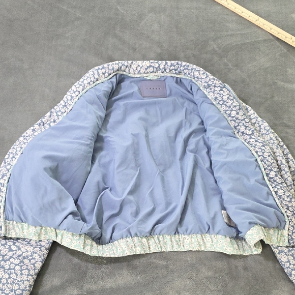 Blank NYC Floral Puff Light Jacket - Blue, Pink, and Gray Size XS - Picture 11 of 15